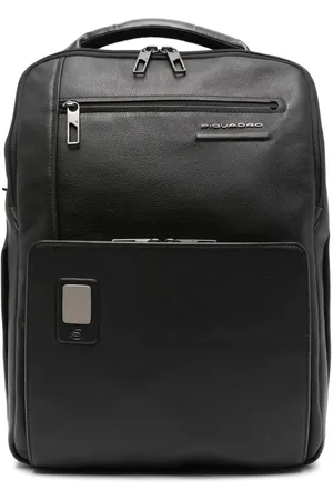 Piquadro Logo-plaque laptop backpack