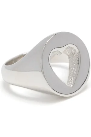 Bleue Burnham Sterling heart cut-out ring