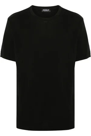 Dondup Logo-embroidered fine-knit T-shirt