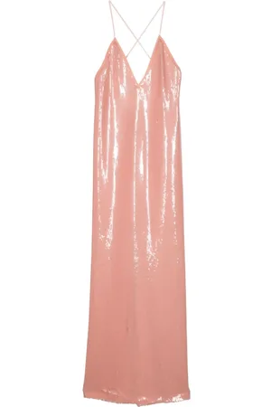 Nº21 Sequin-embellished maxi dress