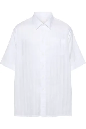 Givenchy Logo-embroidered cotton shirt