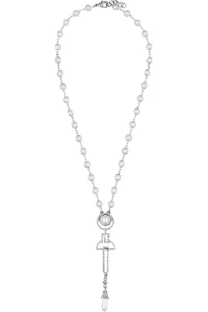 Balmain Art Deco pearl necklace