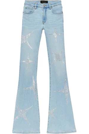 Purple Brand Rhinestone-embellished bootcut jeans