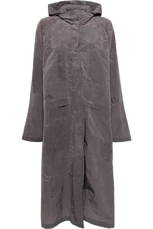 GOEN.J Recycled nylon hooded parka coat