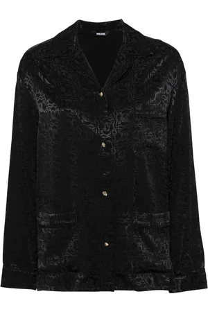 Roberto Cavalli Logo-jacquard shirt