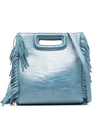 Maje M crocodile-embossed tote bag