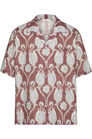 VALENTINO GARAVANI Graphic-print linen T-shirt