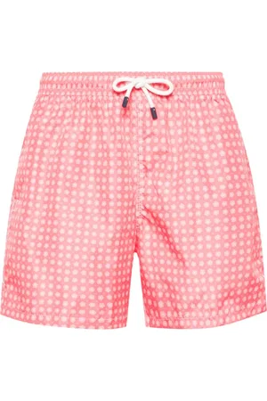 FEDELI Madeira floral-print swim shorts