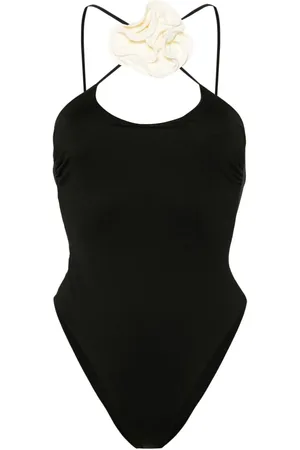 LA REVECHE Faux-flower swimsuit