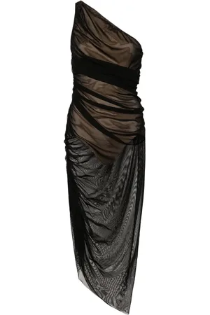 Norma Kamali Diana one-shoulder gown