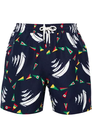 Ralph Lauren Traveler seersucker swim shorts