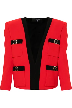 Balmain Four-pocket wool jacket