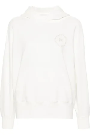 Palm Angels Logo-print cotton hoodie