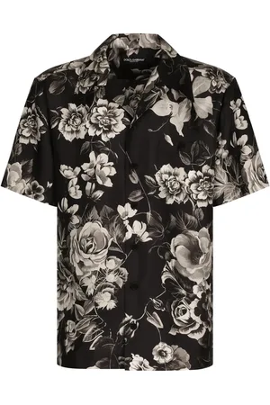 Dolce & Gabbana Floral-print silk shirt