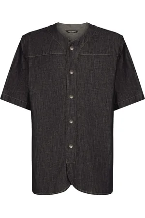 Dolce & Gabbana Logo-embroidered denim shirt