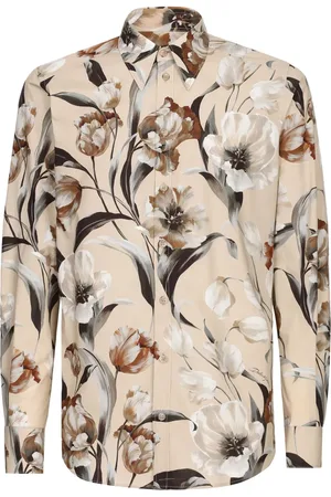 Dolce & Gabbana Floral-print poplin shirt