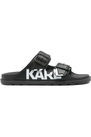 Karl Lagerfeld Logo-debossed slides