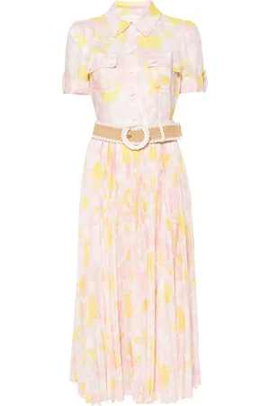 ZIMMERMANN Pop floral-print midi dress