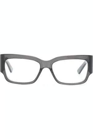 Balenciaga Transparent rectangle-frame glasses