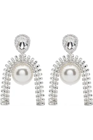 MAGDA BUTRYM Pearl-embellished drop earrings