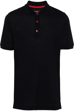 Kiton Piqu??-weave polo shirt
