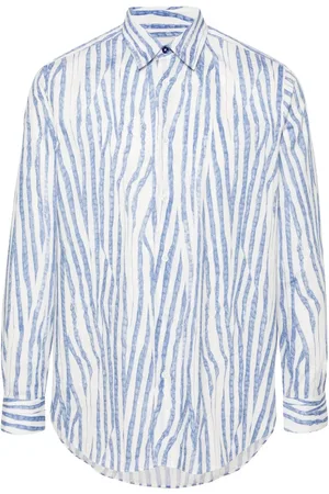 Paul Smith Striped organic cotton shirt