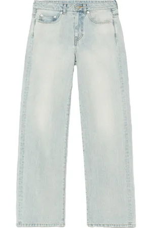 JOHN ELLIOTT Paisley mid-rise wide-leg jeans