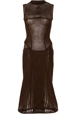 Isa Boulder Orion ribbed midi dress