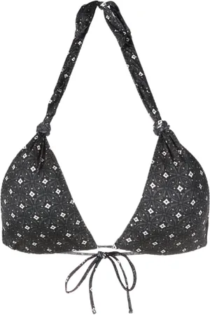 CLUBE BOSSA Rings graphic-print bikini top