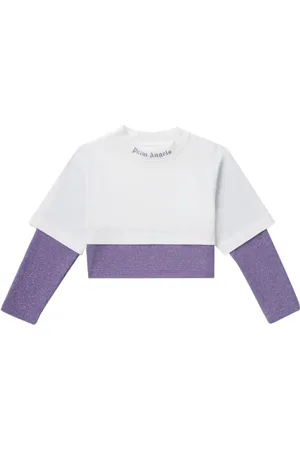Palm Angels Lurex layered T-shirt