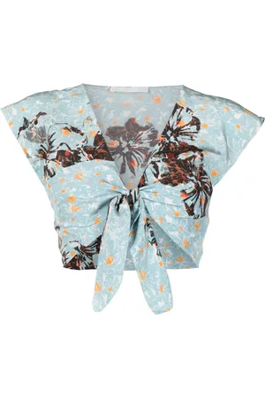 CLUBE BOSSA Front-tied top