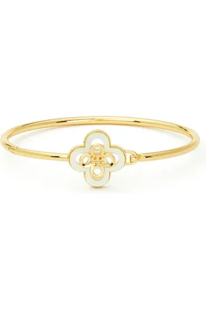 Tory Burch Kira Clover cuff bracelet