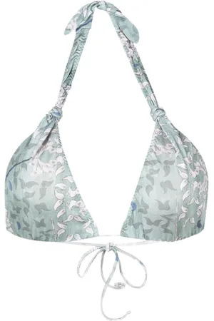 CLUBE BOSSA Rings graphic-print bikini top