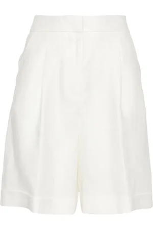 PESERICO SIGN Linen tailored shorts