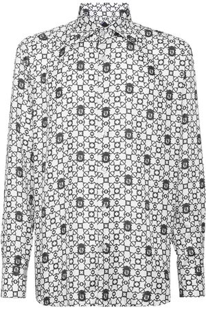 BILLIONAIRE Monogram silk shirt