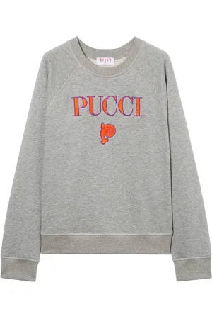 Puccini Logo-embroidered cotton sweatshirt