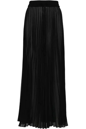 Peter Do Sheer pleated maxi skirt