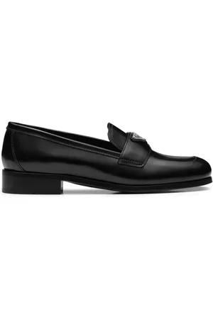 Prada Triangle logo loafers