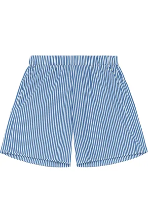 JOHN ELLIOTT Leisure striped cotton shorts
