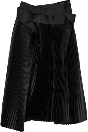 JUNYA WATANABE Pleated midi satin skirt