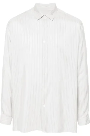 The Row Albie striped shirt