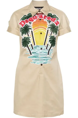 Dsquared2 Sunset shirt minidress