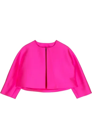 DICE KAYEK Satin cropped jacket