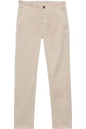 MOORER Gabardine tapered trousers
