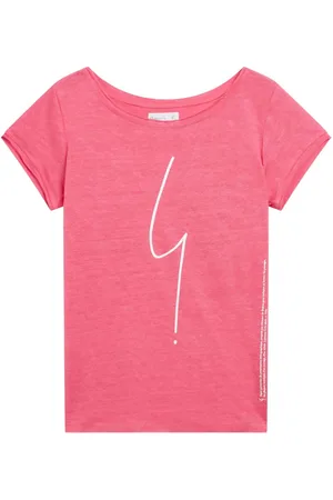 AGNÈS B. Graphic-print linen T-shirt