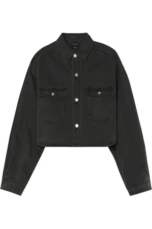 JOHN ELLIOTT Hudson cropped denim jacket