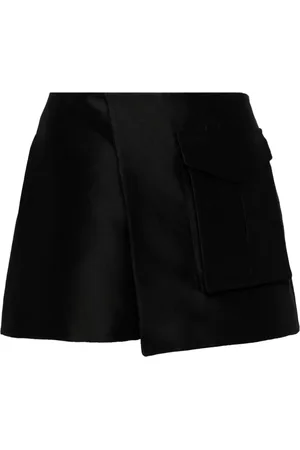 ISABEL SANCHIS Satin-finish mini shorts