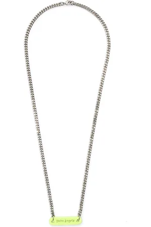 Palm Angels Logo-plate necklace