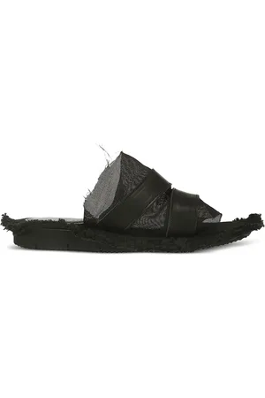YOHJI YAMAMOTO Frayed layered sandals