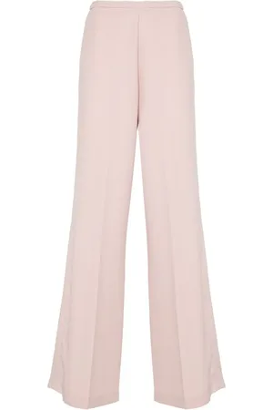 DRHOPE Wide-leg crepe trousers